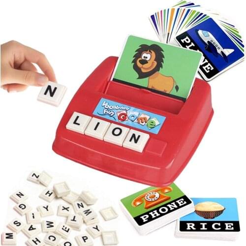 Kids Matching Letter Spelling Game Sight Words Flash Cards Preschool Learning Educational Toys For Kids Gifts