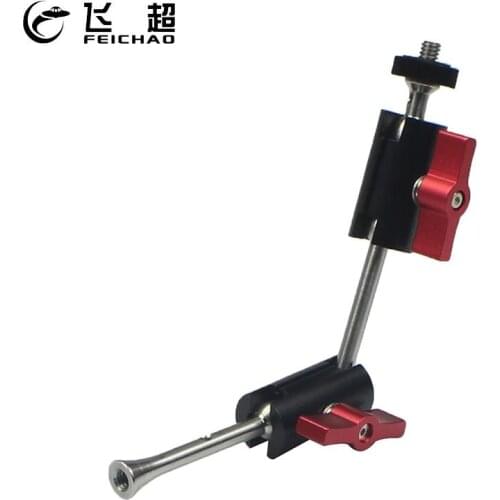Camera 360 Tripod Magic Arm Dual Ballhead Extender 1/4'' Screw Articulating Mount Adapter Extension for Monitor Cage Light Photo