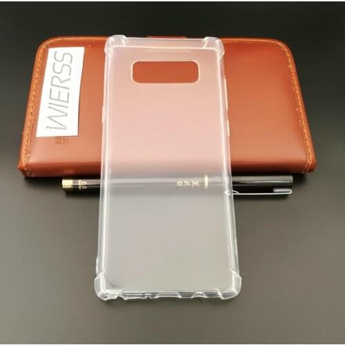 Case Silicon Soft cover Case For Samsung Galaxy Note8 Note 8 SM-N950 N9508 N9500 5.7" Anti-knock Transparent Back cover Cases