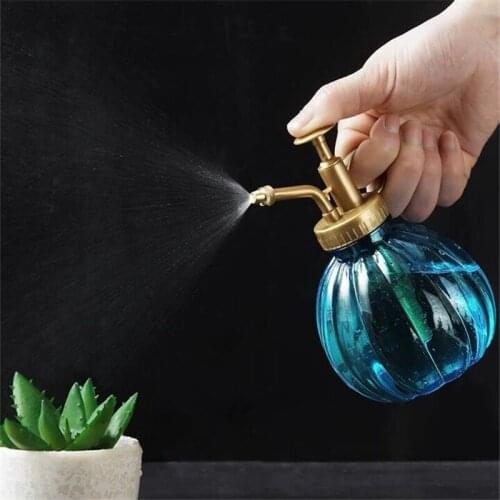 Pumpkin plastic watering can gardening supplies color retro small hand pressure spray bottle fleshy sprayer
