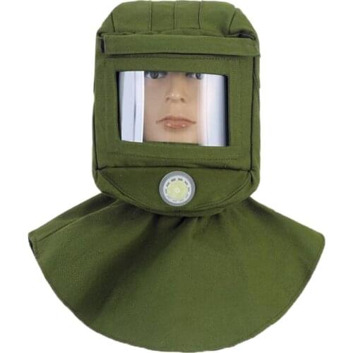 Thicken Labor Sand Blasting Hood Shawl Cap Equipment Elastic Design