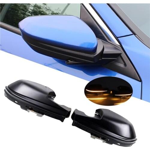 1 Pair Car Side Mirror Signal Blinker for Honda Civic Car Rearview Mirror Light Turn Signal Fog Daytime Running Indicator Lamp
