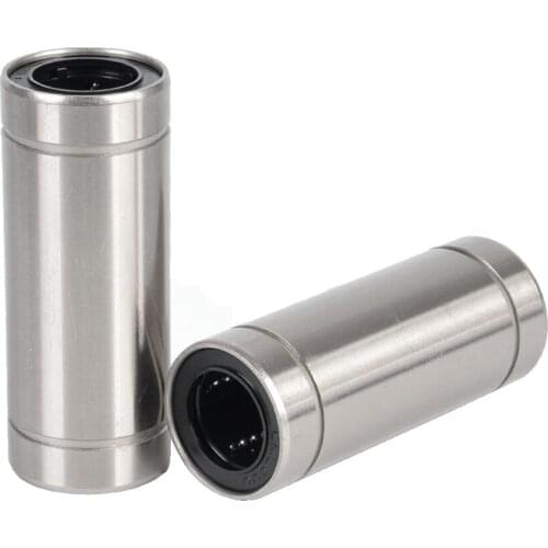 1 PCS optical axis linear motion bearing lengthened LM6/8/10/12/16/20/25/30/35/40/50LUU sliding