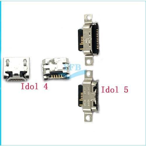 100PCS For Alcatel One Touch idol 4 For Alcatel idol 5 idol5 6060 6060Y Micro Usb Charging Connector Plug Dock Socket Port