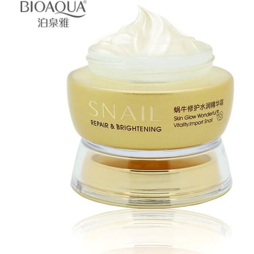 50g BIOAQUA Professional Skin Care Snail Deep Moisturizing Face Cream Hydrating Anti Wrinkle Anti-Aging Whitening Day Cream