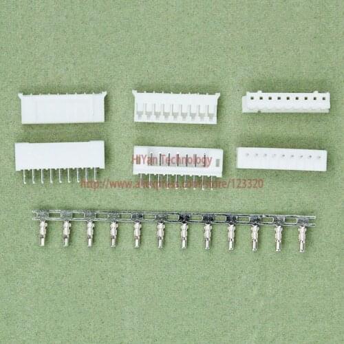 50sets/lot) PH2.0 9P 9Pin 180degrees PH Connector Pitch:2.0MM 9A 180 degree Pin Header + Terminal + Housing PH2.0-9P
