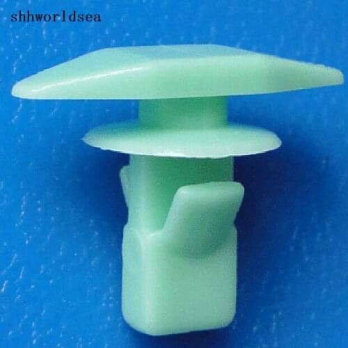 Shhworldsea auto clips automotive plastic fasteners for Weatherstrip Retainer for Honda 90664-671-0030 91568-SR2-003