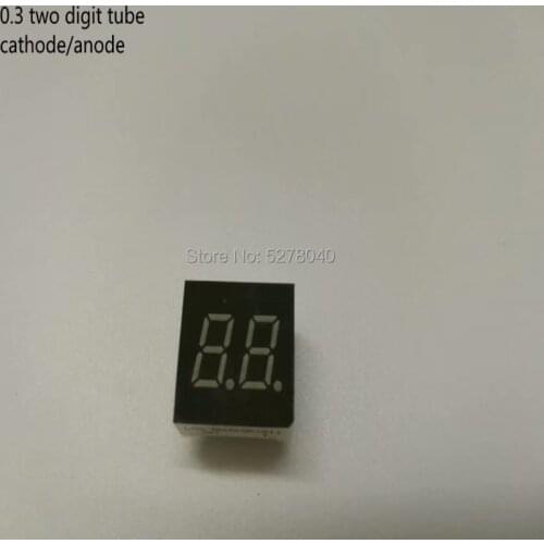 Digital tube led 2 digits 0.28 0.3 0.36 0.39 0.4 0.5 0.56 0.8 red Digital display counter Direct plug-in highlighted 10pcs/lot