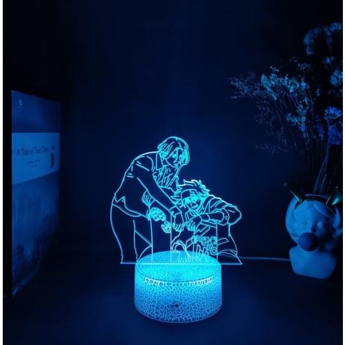 Anime SK8 The Infinity Figurine Reki Langa Image 3D Lamp Bedroom Decor Night light Kids Brithday Gift Manga Fans Room Desk Setup