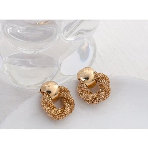 Women's Gold Earrings Flashbuy China