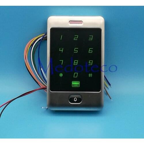 Hot Sale! IP68 Waterproof Metal Rfid Access Control Touch Keypad With 8000 Users Outdoor RFID Access Control System