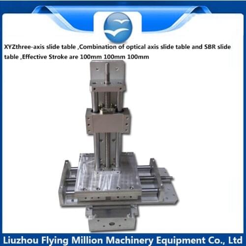 China Manufacturers custom-made direct 3 d customized wholesale triaxial linear slider sliding platform module