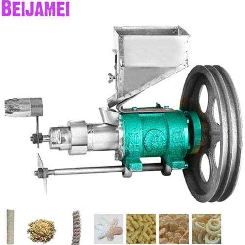 BEIJAMEI Small Business Use Mini Puffed Corn rice Snacks Food Extruder machines/rice puff snack extruder machine