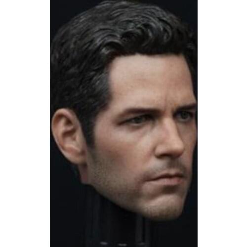 1/6 Scale Head Carving Sculpt Head Suitable For Muscle Body For HT Toys TBLeague Male Man Boy Body Action Figure with Connector