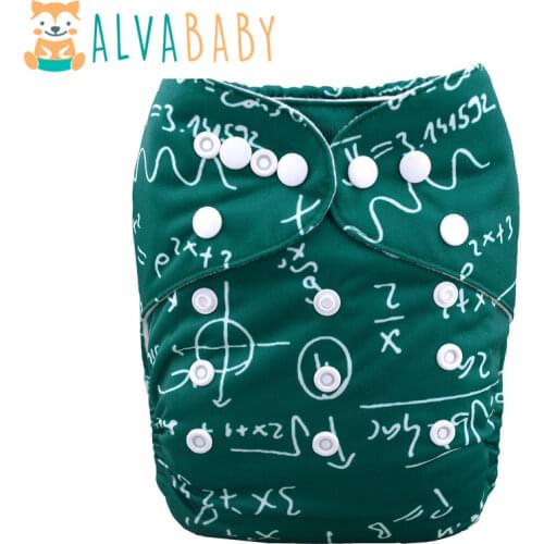 ALVA Baby Reusable Baby Cloth Diapers with Microfiber Insert in China H052