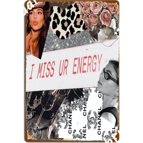 Missing U Poster Metal Plaque Plates Customize Club Home Club Bar Tin Sign Poster