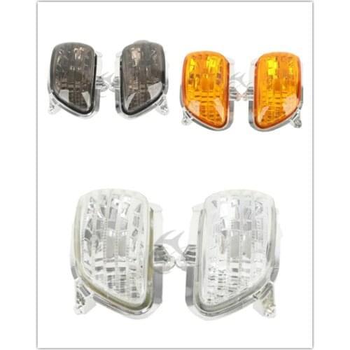 Motorcycle Front Turn Signal Lights Lens Shell For Honda Goldwing GL1800 2001-2017 11 clear/ smoke/ orange