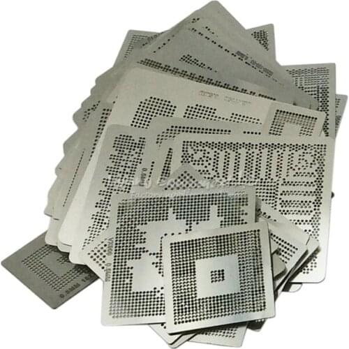 BGA reballing stencils direct heating solder ball steel template for PS4 BGA IC reball station
