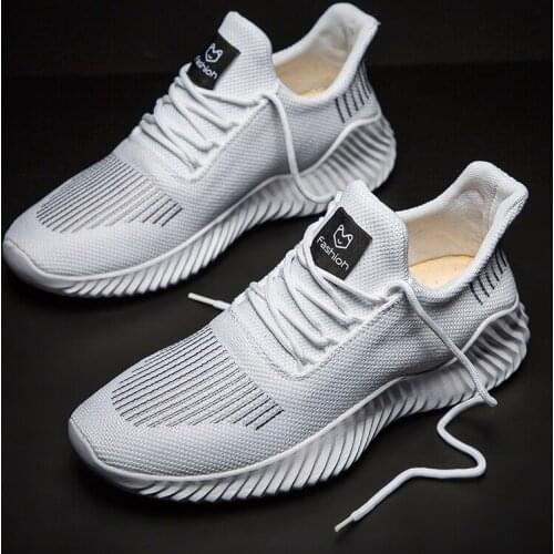 Comfortable Casual Shoes Men Breathable Walking Shoes Lightweight Sneakers Black Footwear Men Lace Up Running Shoes Men Big Size