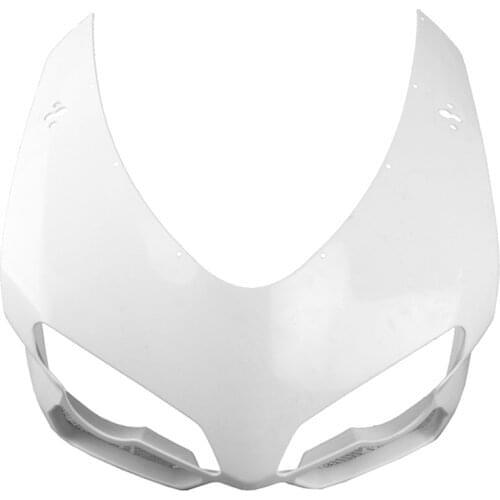 Motorcycle Upper Front Nose Fairing Cowl For Ducati 848 1098 2007 2008 2009 2010 2011 Injection Mold ABS Plastic Unpainted White