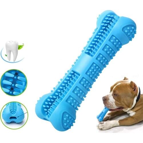 Dog Toys Pet Molar Puppy Chew Toothbrush Tooth Cleaner Brushing Stick Dogs Doggy Dental Care Dog Bone Toy Pet Supplies