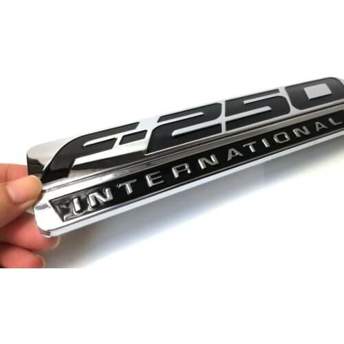 1PC/LOT FREE Shipping ABS Plastic F250 F-250 International Auto Emblem Badge 3D