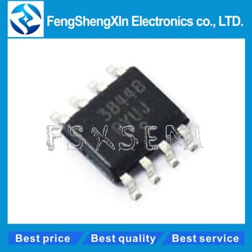 10pcs/lot UC3844BDR2G UC3844B 3844B UC3844 UC3844BD1R2G SOP-8 HIGH PERFORMANCE CURRENT MODE PWM CONTROLLER