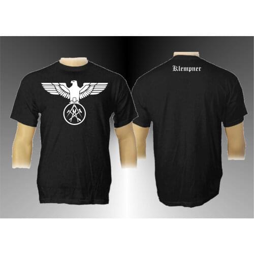 2019 Fashion Cotton T-shirt Plumber T-Shirt Craft Guild Empire Eagle Construction Roofer Work Clothing