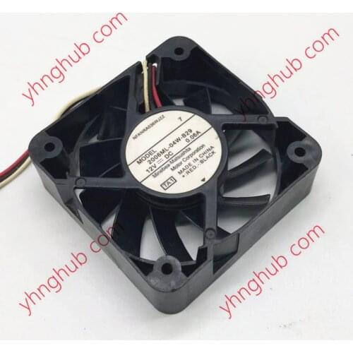 NMB 2006ML-04W-S29 TA1 DC 12V 0.08A 50x50x15mm 3-wire Server Cooling Fan
