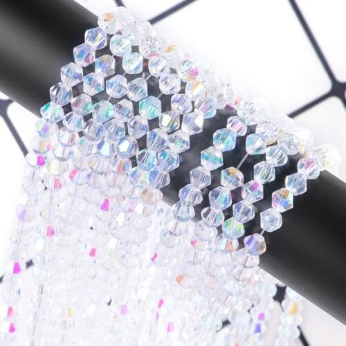 4mm Small Size Glass Beads For Jewelry Making Diy Accessories Crystal Loose Spacer Beads Wholesale Glass Rhinestones Sew On