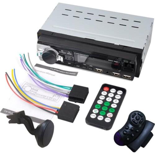 580 Car Mp3 Player Card Radio Bluetooth Hands-free Call With Magnetic Mobile Phone Holder 3 Usb