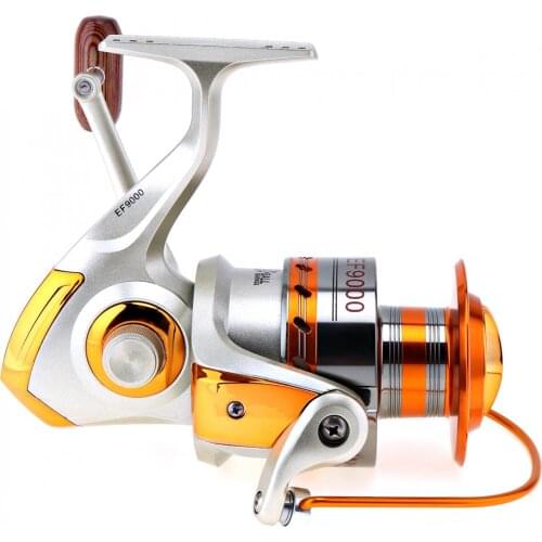 9000 Series 12Ball Bearings 4.1:1 Gear Ratio Trolling Long Shot Casting Big Sea Spinning Fishing Reel