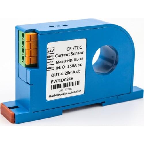 4-20mA 0-10V 0-5V ac/dc current sensor 0-500a Aperture 22mm 31mm digital current sensor