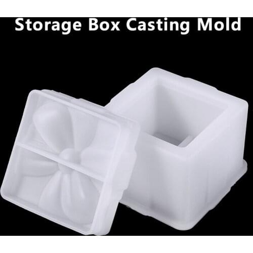 Storage Box Casting Mold Epoxy Mold Resin Mould Casting Crafts DIY Tools Jewelry Making Silicone Molds