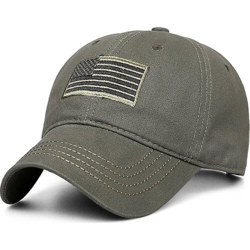 Men Women Outdoor Adjustable Sports Snapback Casual Military Camouflage Hat Flag Pattern Wide Brim Hiking Baseball Cap Fishing