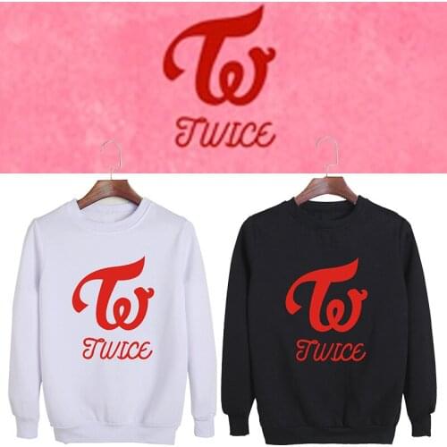 New Kpop Twice What Is Love Design Hoody Hoodies Men Women Unisex Hip Hop Pullovers Sweatshirt Fleece Warm Streetwear