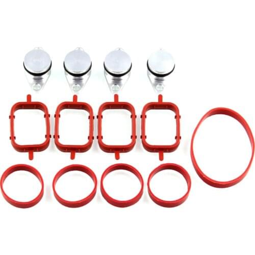 T3ED 4x 22 mm Swirl Flap manifold gasket for bmw E87 E46 E60 E61 320d 520d 530d