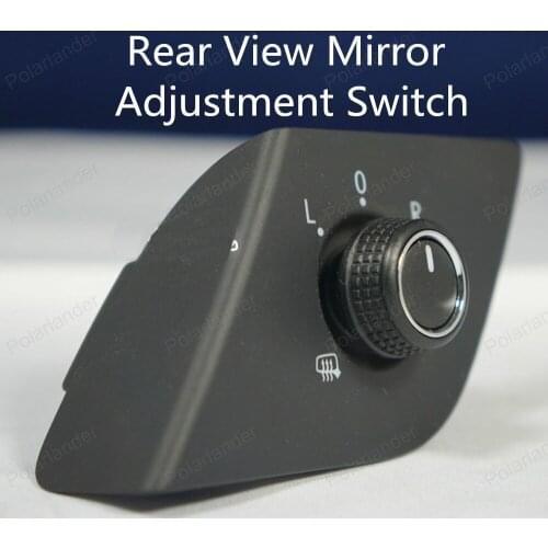 Polarlander Car Side View Mirror Adjustment Knob for 13 New P/olaris Rear View Mirror Adjustment Switch Chrome 18Gc959565