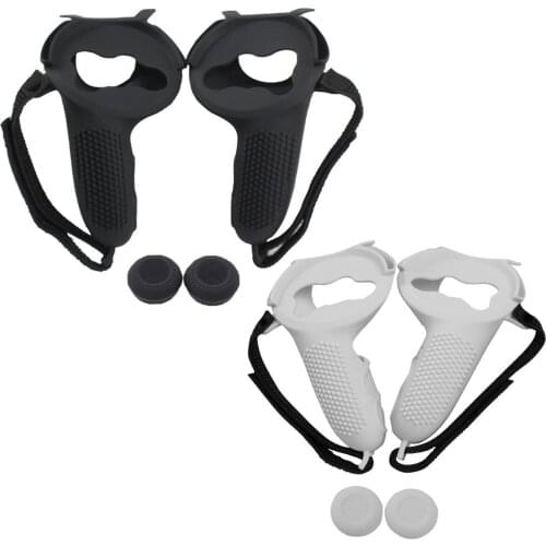 VR Touch Controller Silicone Cover Protective Cover Skin Handle Grip Protector for Oculus Quest 2 Accessories