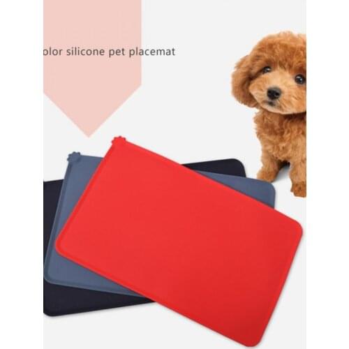 PET SILICONE WaterProof Mat Cat Dog Eat WaterProof Anti-overflow Anti-SLIP DOG CLAW MEAT PAD For Dog