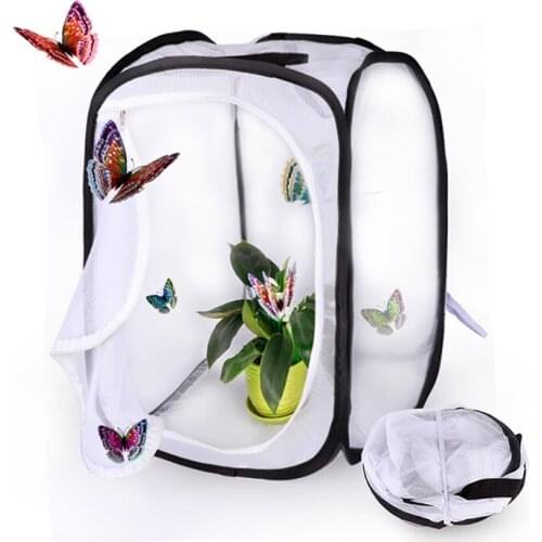Foldable Insect Butterfly Observation Cage Insect Cage Grasshopper Habitat Breeding Incubator Box
