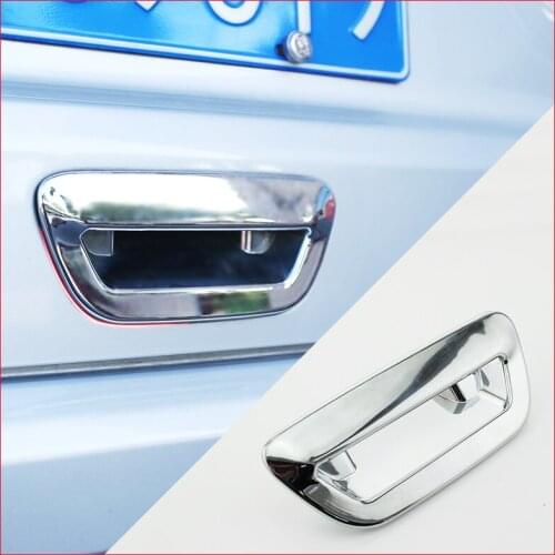 Car Rear Chrome Door Handle Cover Trunk Door Bowl Covers Sticker For Jeep Compass 2017 2018