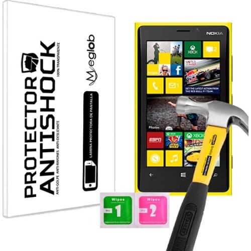 Protector de Pantalla Anti-Shock Anti-Golpe Anti-arañazos Compatible con Nokia Lumia 920