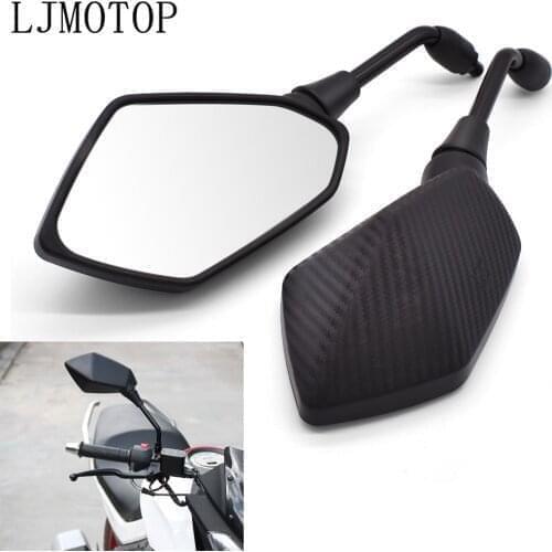 Universial 10mm Motorcycle Mirrors Racing Sport Bike Rear View Mirror For Honda Hornet 250 CB 599 600 cb400 CB919 NC700S NC700X