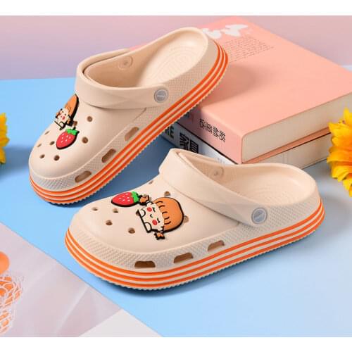 Lisapie Women Fashion Clogs Summer 2021 Beach Sandals Breathable Hollow Shoes Travel Outdoor Leisure Slippers Cute Garden Clogs