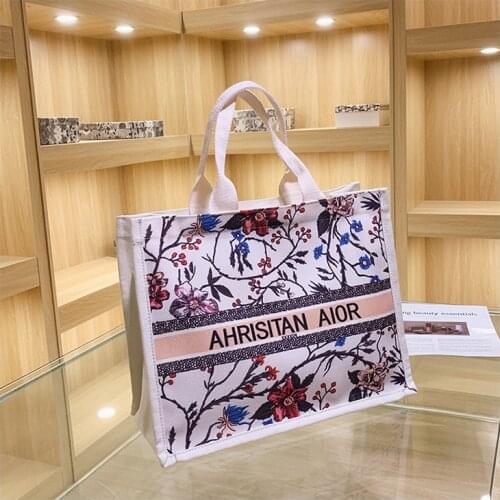 Womens Hand Bags Graffiti Print Large-capacity Canvas Purses Handbags Luxury Designer Brand Net Red Same Tote Bag Designer Bag