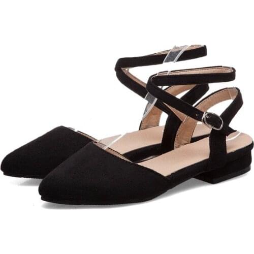 Big Size 9 10 11 12 ladies high heels women shoes woman pumps Ankle strap-on single shoe