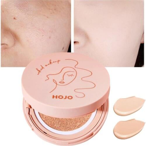 1PC BB Air Cushion Foundation Concealer Whitening Natural Makeup Control Oil Not Greasy Cosmetics Brighten Face Base Tone TSLM1