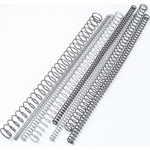 2PCS Compression Spring Wire Dia. 0.2-1.0mm Wire Dia. Length 300mm Long Springs Protective Sleeve(Choose size in description)