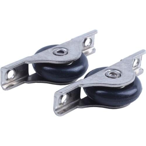 2 Pcs Nylon Single Axle Sliding Door Roller Window Sash Pulley Wheel Promotion